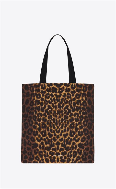 tote bag ysl tela leopardo|Saint Laurent Tote Bags .